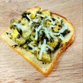 mayurich's cooksnap of when they made 金時豆のゴマ和えトースト☆★.