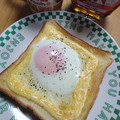 みなあゆママ's cooksnap of when they made 準備から５分で完成！目玉焼きトースト.