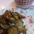 なつきばぁば's cooksnap of when they made ズッキーニと舞茸のにんにくじょうゆソテー.
