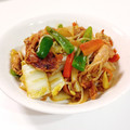 きまぐれクック＊'s cooksnap of when they made 豚の味噌みりん漬け焼きの♪肉野菜炒め🤩🍚.