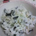 ぷくぅぅぅ's cooksnap of when they made 給食のわかめご飯.