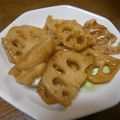 まあくんのおくさん's cooksnap of when they made あと一品＊麺つゆで蓮根きんぴら＊.