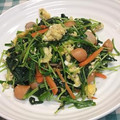 chokomi513's cooksnap of when they made 豆苗がシャキウマ！ほうれん草の卵炒め★.