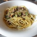 ばーにんぐ's cooksnap of when they made サバ缶de簡単パスタ.