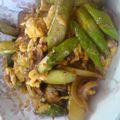 にゃこぶ's cooksnap of when they made 豚肉とアスパラのチリたま炒め.
