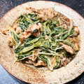 ホスタ's cooksnap of when they made 水菜と豚のゆずこしょう炒め.