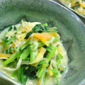 kichicoron's cooksnap of when they made ∽∽小松菜とほたて缶のさっと炒め∽∽.