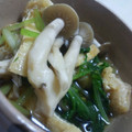 yuri＠まま's cooksnap of when they made 水菜ときのこの煮びたし.
