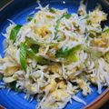 うめもどき's cooksnap of when they made 朝食にピッタリ☆ねぎとしらすの卵炒め.