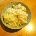 fufufunoko's cooksnap of when they made シンプル味付け☺さつまいもの炊き込みご飯.