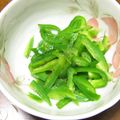 miino's cooksnap of when they made おつまみに♪ピーマンサラダ☆ナムル風？.