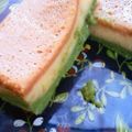 リョセイ's cooksnap of when they made 大好き!!バナナと抹茶の豆乳花.