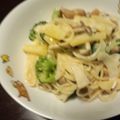 サトモユリア's cooksnap of when they made ポテトとウィンナーのクリームパスタ.