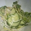 ひっちゃんひっちゃん's cooksnap of when they made カニカマときゅうり、かいわれ大根のサラダ.
