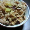 どらど～ら's cooksnap of when they made さつまいもときのこで秋の炊き込みご飯.