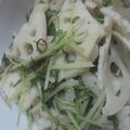 ゆうき３'s cooksnap of when they made 蓮根と水菜のシャキシャキ炒め.