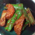 ぽっぽぺぺ's cooksnap of when they made ピーマンと厚揚げのピリマヨ炒め.