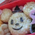 たまじゅよ's cooksnap of when they made キャラ弁☆ハロウィンかぼちゃ☆ミッキー.
