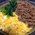 れいねさん's cooksnap of when they made 三色そぼろご飯.
