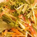 さちおｻﾝ's cooksnap of when they made 秋限定◆水菜と柿のサラダ◆カボス仕立て.