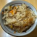 ママメイン！時々子供's cooksnap of when they made 簡単すぎ！塩昆布＆シーチキン炊き込みご飯.