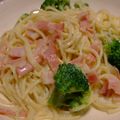 ヨレコ's cooksnap of when they made ブロッコリーとベーコンのホワイトスパ！.