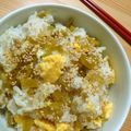 あんこ３１３'s cooksnap of when they made チャーハン風大根葉飯～炊飯器で混ぜご飯.