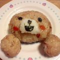 ❁うさぎはな❁＠改名's cooksnap of when they made クマちゃん＊キャラ弁.
