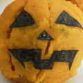 チャルメラのおじさん's cooksnap of when they made ハロウィン弁当　かぼちゃ茶巾.