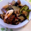 のじまさん's cooksnap of when they made なすとちくわのピリ辛オイマヨ炒め.