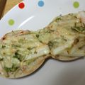 しろジィ's cooksnap of when they made 白菜の明太マヨチーズトースト.