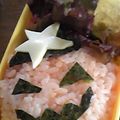 Lunne's cooksnap of when they made ハロウィン　ジャックオーランタン弁当.