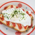 ななクレープ's cooksnap of when they made 簡単！目玉焼きトースト.
