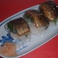 Jock's cooksnap of when they made 秋☆さんまで蒲焼寿司.