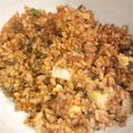 YUKIKOblue's cooksnap of when they made キムチ☆焼きそば！？なチャーハン☆.