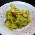 ゆいランラン's cooksnap of when they made 食感が楽しい！キャベツと油揚げのおひたし.
