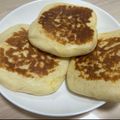 ふーせん's cooksnap of when they made チーズナン～こねずにできる♪.