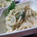 まじゅじゅ's cooksnap of when they made 香る柚子胡椒❀涼風～たらこクリームうどん.