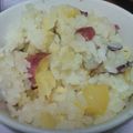 まなみ518's cooksnap of when they made ごま油でほっくり☆さつまいもご飯.