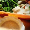 かぴーな's cooksnap of when they made ヘルシ～☆蒸し野菜☆シンプルつけだれ２種.
