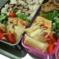 ♡KMS♡'s cooksnap of when they made ｳﾏｯ★ﾁｰｽﾞと魚肉ﾊﾑのさくっと揚げ.