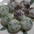 プンプン庵's cooksnap of when they made 磯の香り♪青海苔・しらすおにぎり▲.