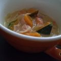 もるみん's cooksnap of when they made かぼちゃとベーコンの味噌ミルクスープ.