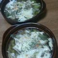 kuishinboF's cooksnap of when they made ちょっと和風な✿長ネギスープチーズ焼き.