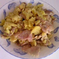 むーぽむ's cooksnap of when they made 豚とさつまいものウェイパーマヨ炒め.