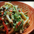 HEAVYGATE's cooksnap of when they made 水菜のマカロニサラダ♪.