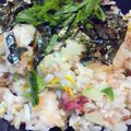 るびにゃん's cooksnap of when they made 効く【菊花・黒米。秋色追い込み寿司】.