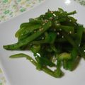 airkiss's cooksnap of when they made ごはんがすすむ！ピーマンだけ☆.