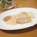 ババガレイ's cooksnap of when they made サーモンのオーロラソースかけ.