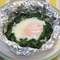 chokomi513's cooksnap of when they made ハムエッグ☆のホイル蒸し.